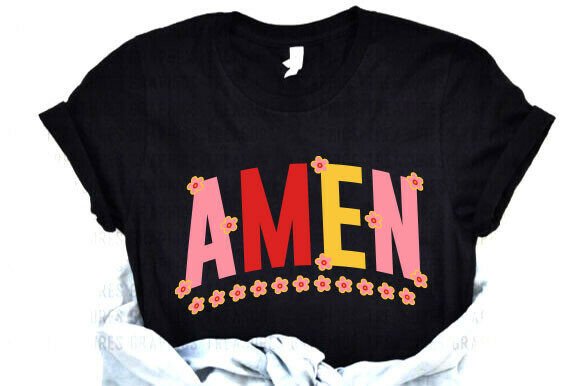 Camo Amen SVG: A Christian Faith Graphic for T-Shirt Designs