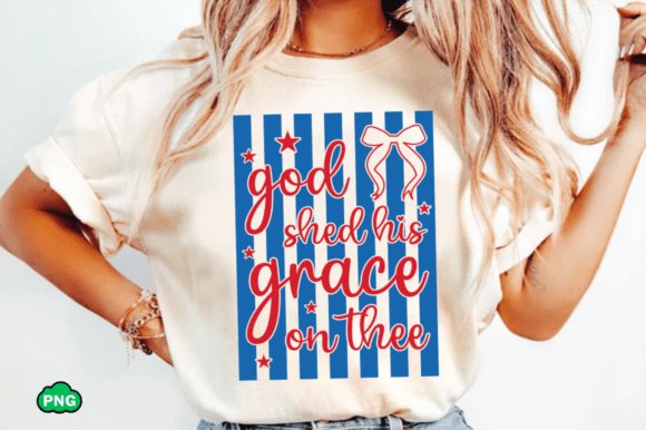 Christian God Shed His Grace on Thee SVG: Graphics for T-Shirt Designs