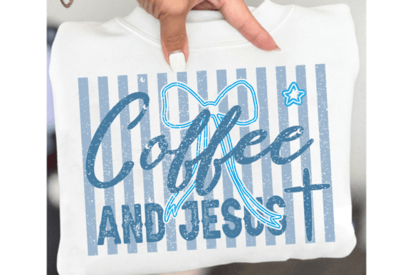 Coffee and Jesus SVG Graphics for T-Shirt Designs