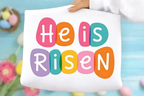 He is Risen PNG: Jesus Graphics for T-Shirt Designs