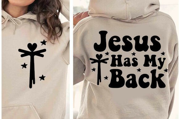 Jesus Has My Back: Christian Cross Graphics & T-Shirt Design Review