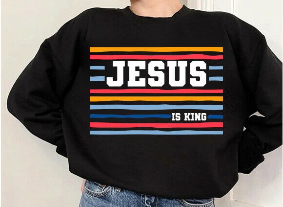 Jesus is King SVG Graphics & T-Shirt Designs
