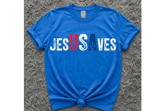 Jesus Saves USA Graphics & T-Shirt Designs