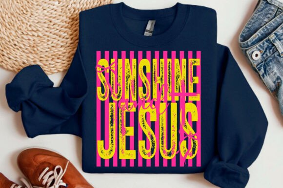 Sunshine and Jesus PNG: Graphics and T-Shirt Designs Review
